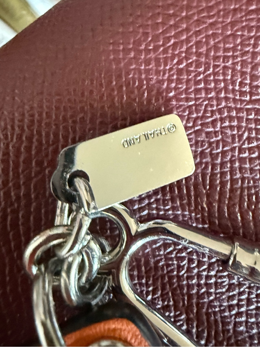 Coach Y2K, sunglasses leather bag charm key fob keychain EUC - Picture 9 of 10